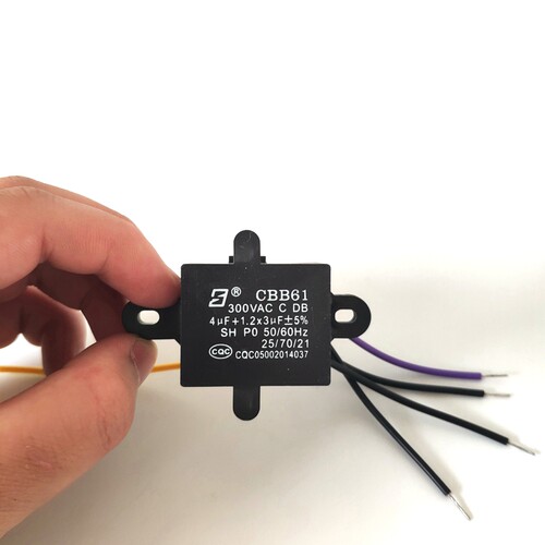 CBB61五线4UF+1.2X3UF风扇吊扇调速电机变压器鼓风机启动电容器