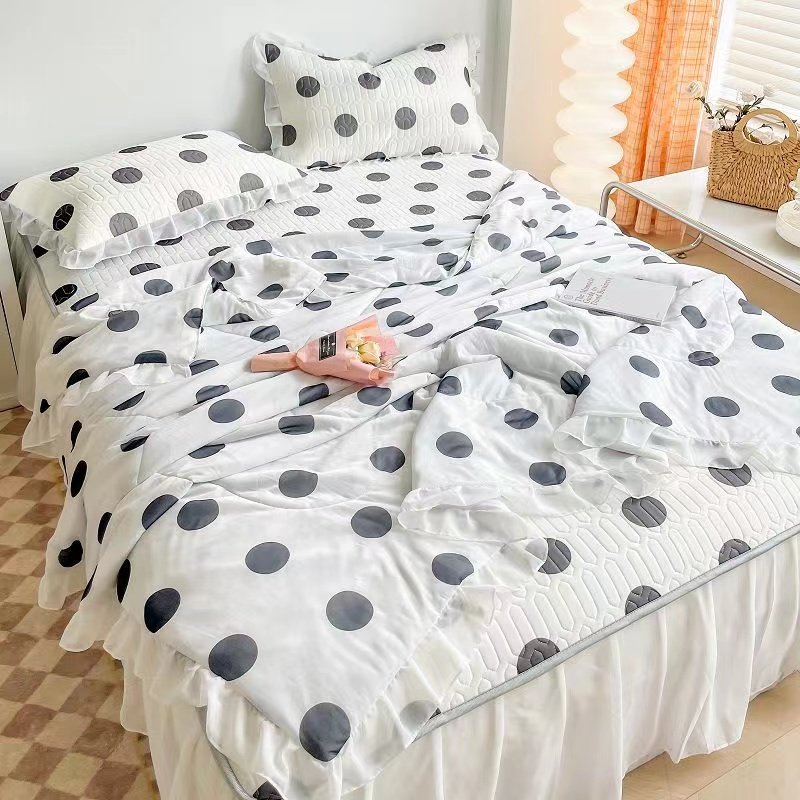 夏季裸睡冰丝乳胶凉席床裙款四件套1.5m1.8m可水洗折叠空调软席子,床上用品,乳胶席,淘宝优惠券,粉丝福利购,淘宝优惠卷