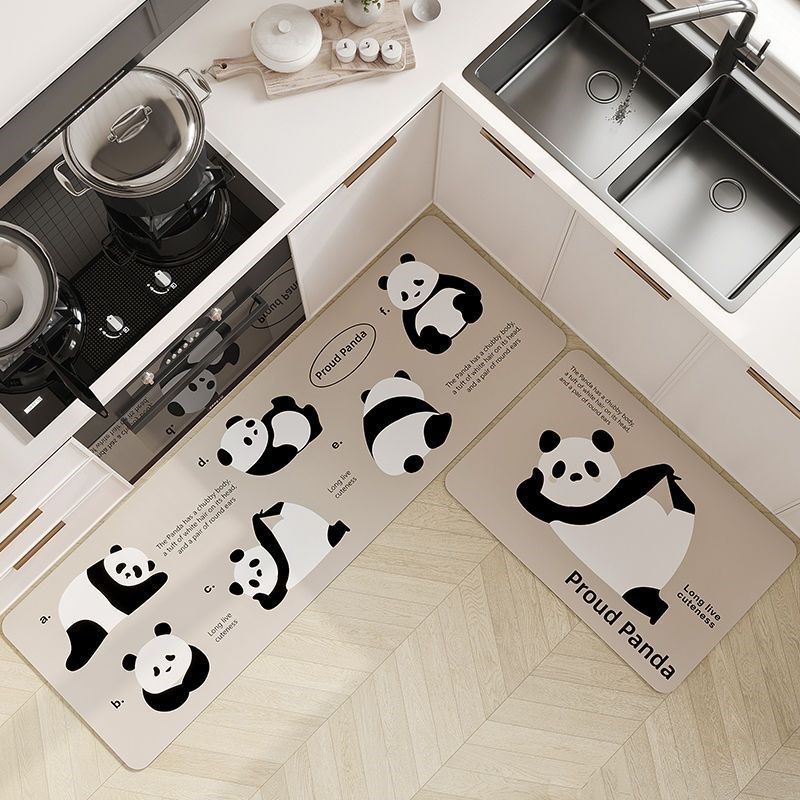 卡通厨房地垫长条吸水防滑垫家用卫生间厕所玄关擦脚室内可爱脚垫,居家布艺,厨房地垫,淘宝优惠券,粉丝福利购,淘宝优惠卷