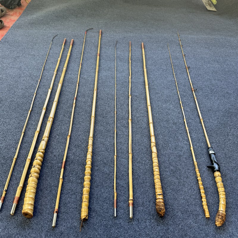 罗汉竹鱼竿路亚竿两节竿轻量微物溪流泛用鱼竿纯竹子天然鱼竿