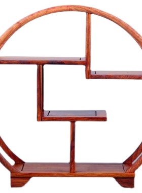 花梨木博古架实木中式小多宝阁紫砂茶F壶茶具架子置物架摆件展示