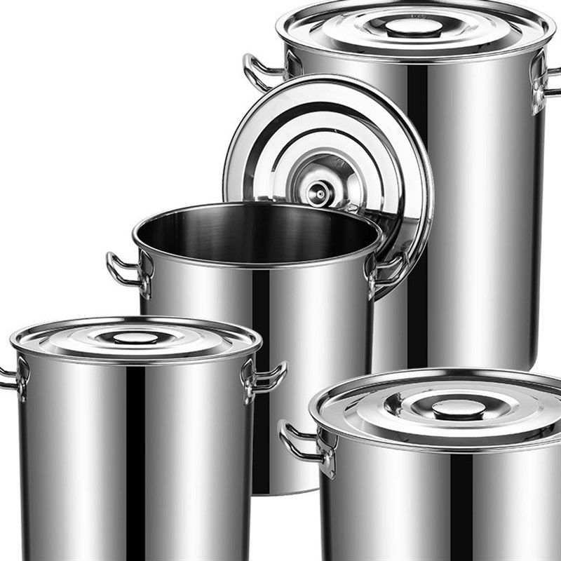 不锈钢桶圆桶带盖汤锅商用汤桶加厚家用卤水桶油桶大容量锅不锈钢,厨房电器,商用保温锅/保温桶,淘宝优惠券,粉丝福利购,淘宝优惠卷