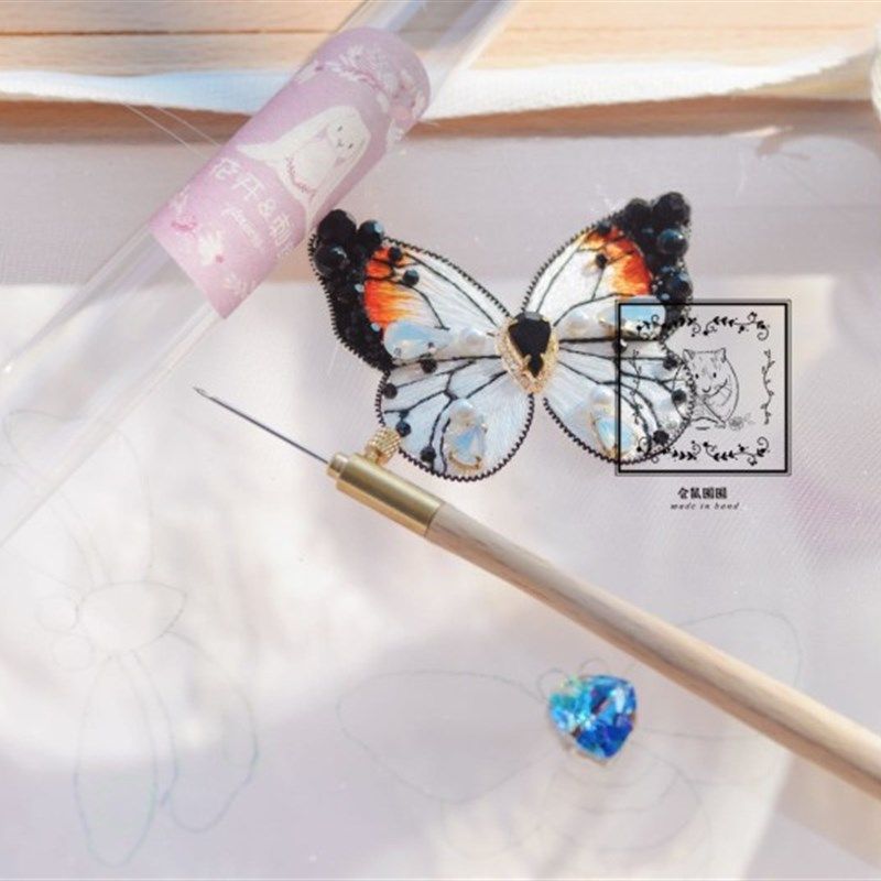 仓鼠囤囤的材料小铺~法式刺绣新手套装 法绣钩针 绣绷 DIY,居家布艺,针,淘宝优惠券,粉丝福利购,淘宝优惠卷