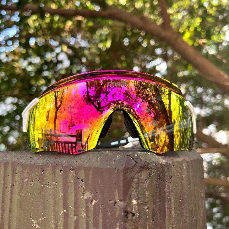 cinalli变色骑行眼镜 山地公路自行车偏光镜片跑步户外运动太阳镜