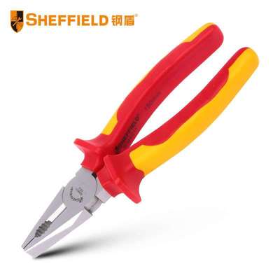 钢盾S046010 6寸绝缘钢丝钳绝缘老虎钳耐高压1000V 150mm电工钳