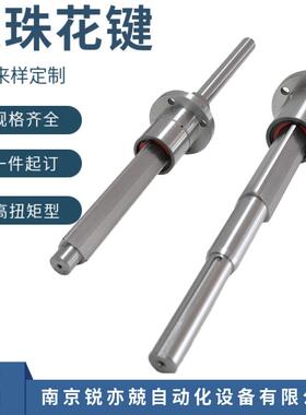 滚珠花键GJF15 20 25 30 32 40法兰花键母 滚动花键副 高扭矩型