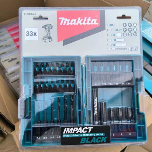 牧田批头套装螺丝家用多功能电动内六角起子头套筒33支批头套装