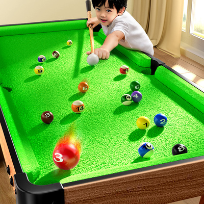 玩具男孩迷你台球桌家用儿童益智球类运动7小型5室内3一6岁以上8