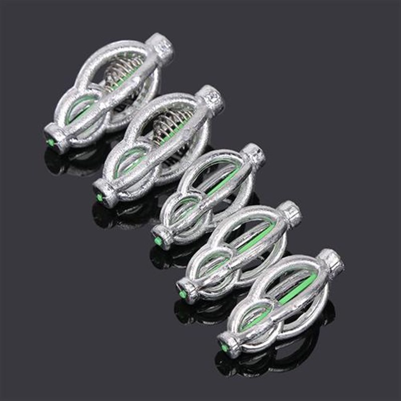 灯笼铅坠弹簧坠饵料托盘爆炸钩托饵器包食笼饵笼铅坠灯笼形托饵笼