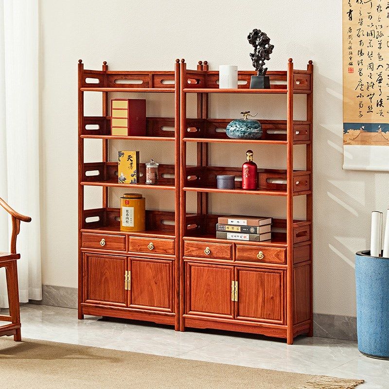 花梨木书架红木置物架中式储物柜实木小书柜餐边柜刺猬紫檀茶叶架,住宅家具,红木书柜/书架,淘宝优惠券,粉丝福利购,淘宝优惠卷