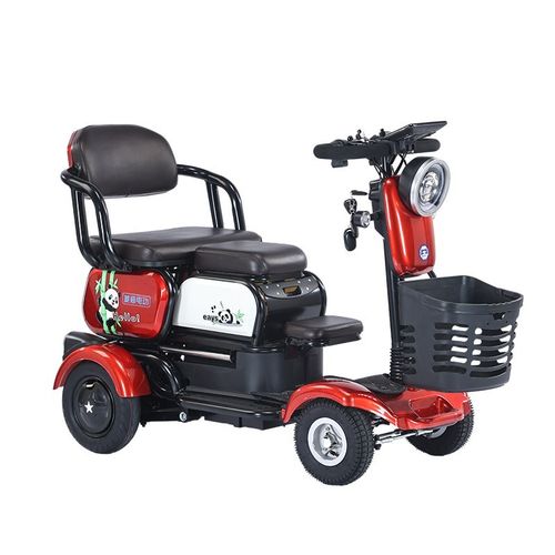 五菱菱猫新款老年人接送孩子代步车四轮电动车老人电动代步车双人