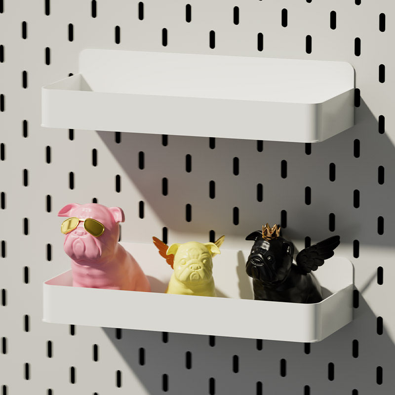 洞洞板配件免钉长盒收纳盒子挂板挂篮壁挂式免打孔层板置物架定制,住宅家具,搁板/置物架/家用陈列架,淘宝优惠券,粉丝福利购,淘宝优惠卷