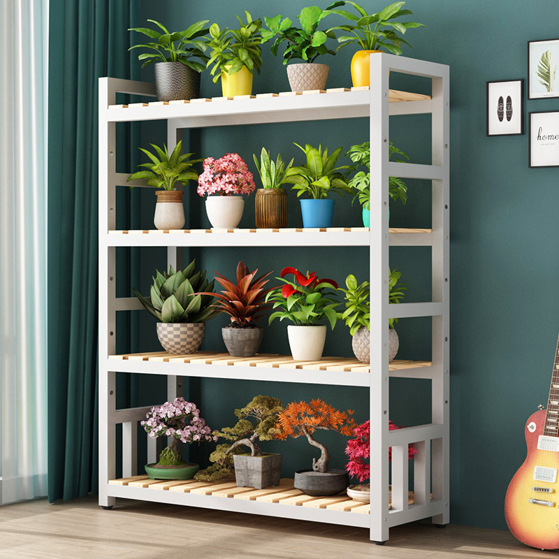 花架阳台多层铁艺实木客厅落地架室外布置多肉花盆架子隔断置物架,住宅家具,花架/花几,淘宝优惠券,粉丝福利购,淘宝优惠卷