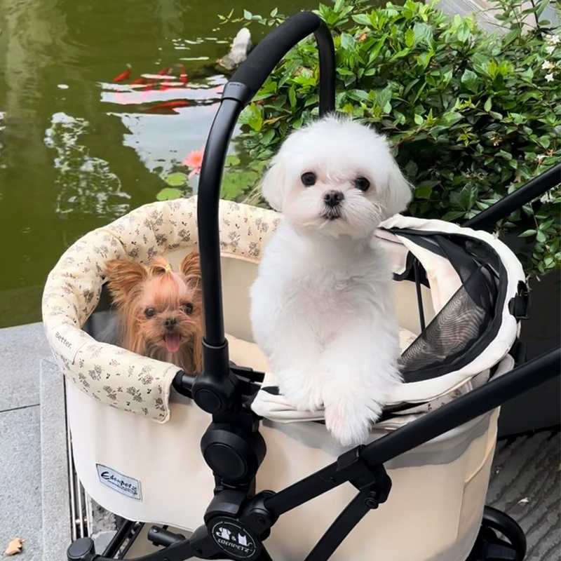 宠物推车狗狗代步猫咪手推车外出遛猫遛狗婴儿车轻便折叠车篮分离