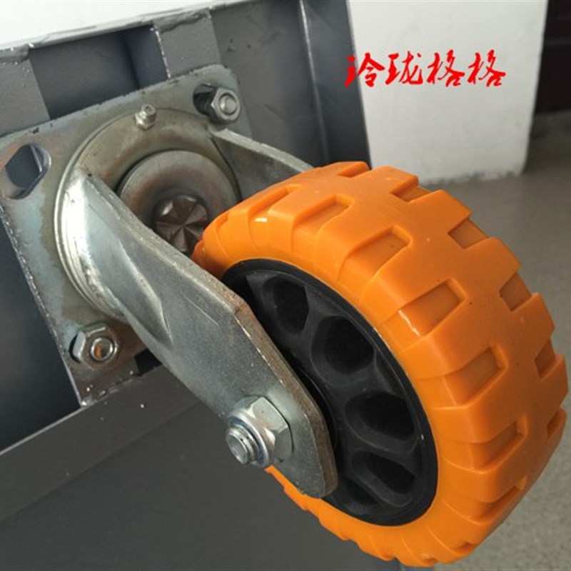 钢板手推车平板车 推货车小推车拉货搬运车板车拖车平板推车