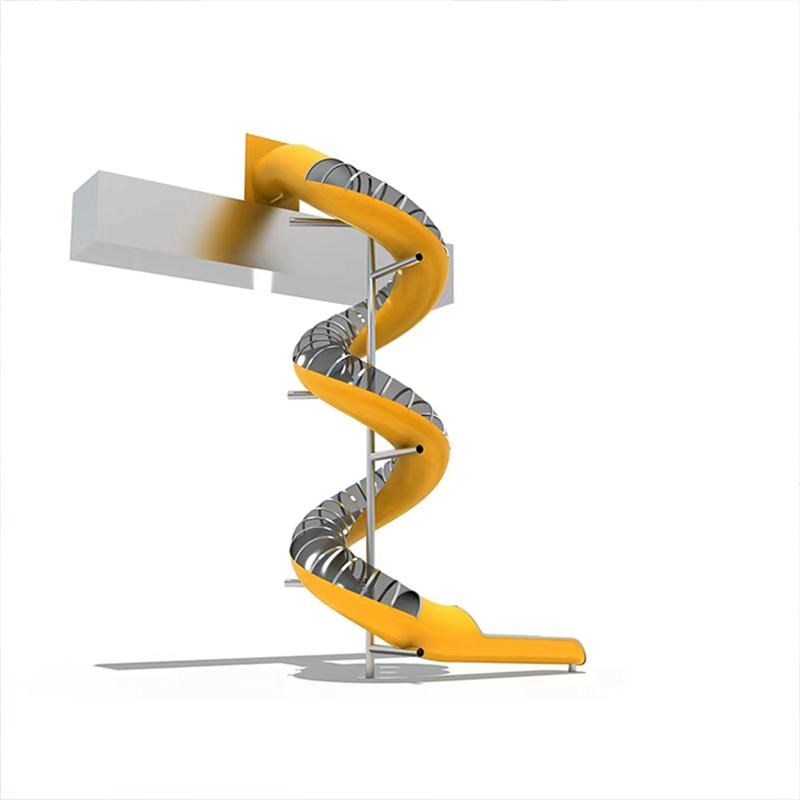 户外幼儿园小区不锈钢滑梯大型公园造型不锈钢滑梯游设备定制