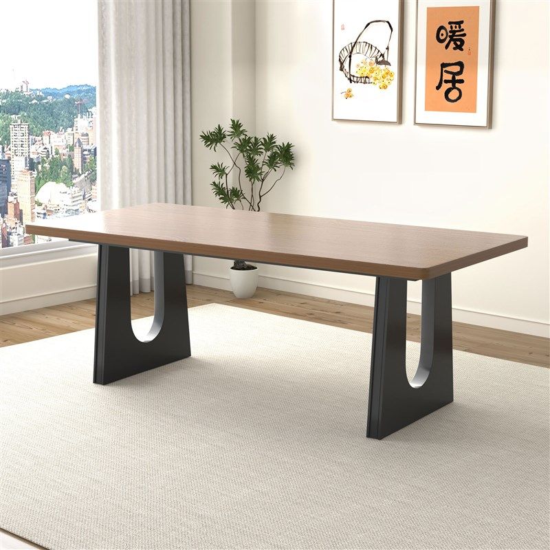 定制实木大板桌腿支架底座现代简约大理石岩板餐桌脚铁艺支撑台架,住宅家具,桌腿/桌架,淘宝优惠券,粉丝福利购,淘宝优惠卷