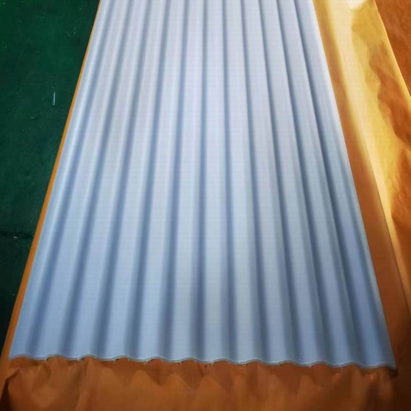 加厚门头灯箱光扩散PC波浪瓦幕墙采光板室内隔断磨砂半透明波纹板