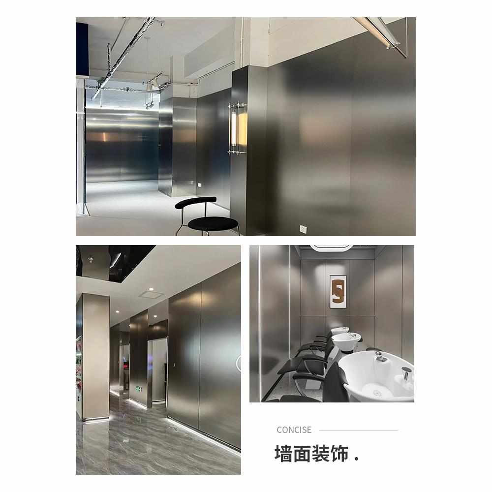 34不锈板镜面板板金属钢板0镜面装饰护墙板金属饰面墙板吊顶天花