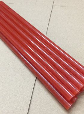 红色热熔胶棒 11*270mm7*270mm胶棒 环保粘性强热熔胶 热熔胶条