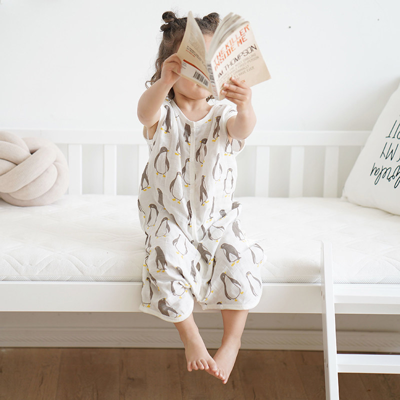 婴幼儿夏季薄款纯棉纱布分腿睡袋透气背心空调房神器宝宝亲肤睡衣,婴童用品,睡袋/防踢被,淘宝优惠券,粉丝福利购,淘宝优惠卷