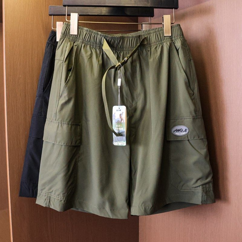 男装纯色侧边立体口袋工装裤速干薄款夏季新款直筒裤男士短裤Z212,男装,短裤,淘宝优惠券,粉丝福利购,淘宝优惠卷