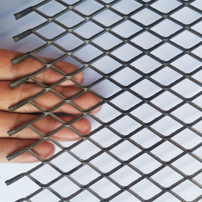 重型钢板网菱形网片加厚脚踏机械护罩防护网格平台装饰钢板冲孔网