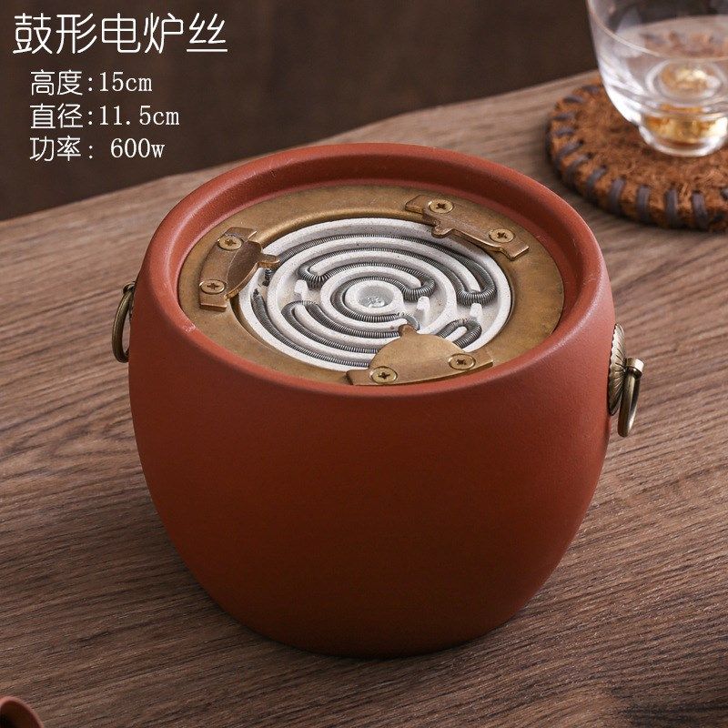 冬天围炉煮茶电炉丝粗陶罐电碳两用茶炉炭煮茶壶烤火炉套装电陶炉,餐饮具,煮茶炉,淘宝优惠券,粉丝福利购,淘宝优惠卷