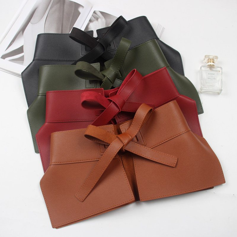 打结超宽腰带女系带皮裙时尚装饰皮裤绑带腰封连衣裙百搭配饰皮带,服饰配件/皮带/帽子/围巾,腰带/皮带/腰链,淘宝优惠券,粉丝福利购,淘宝优惠卷