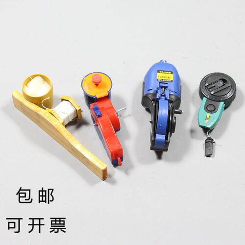 墨斗木工专用自动划线器自动卷线墨斗手摇弹线非铝合金画线器工具