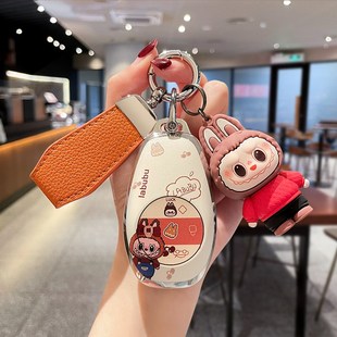 零跑t03钥匙套专用c11汽车C10卡片领跑s01保护壳女可W爱25款 扣卡