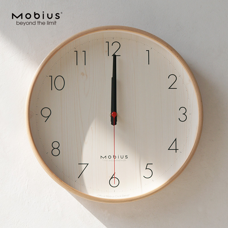 简约实木客厅静音挂钟日r式装饰挂表2022年新款时钟家用石英钟表