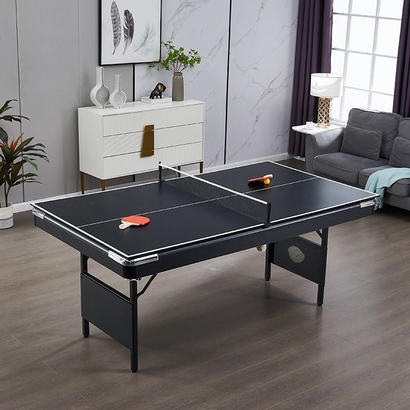 折叠式家用台球桌标准型桌球台室内儿童球案子小型美式黑八成人台