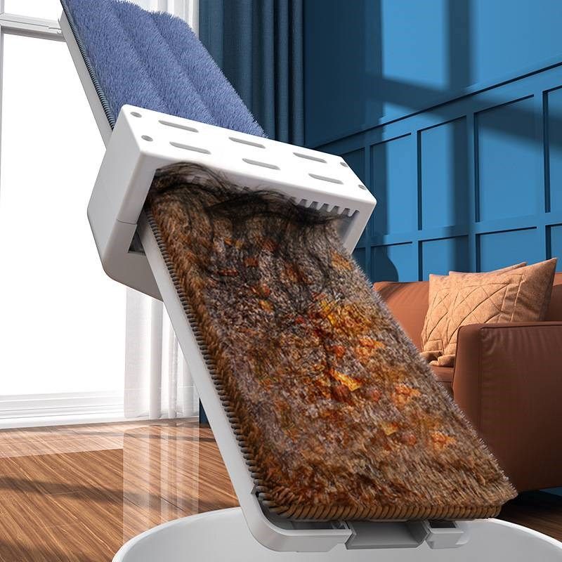 旋转平板拖把大号家用懒人免手洗干湿两用替换布吸水平板拖把,家庭/个人清洁工具,平板拖把,淘宝优惠券,粉丝福利购,淘宝优惠卷