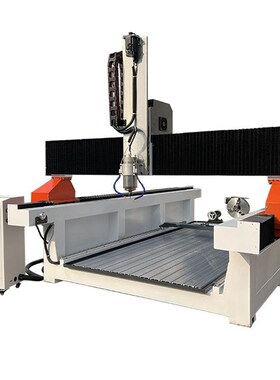 数控雕刻机鸿济数控69折石碑A石板雕花大理龙柱木工广告雕刻机