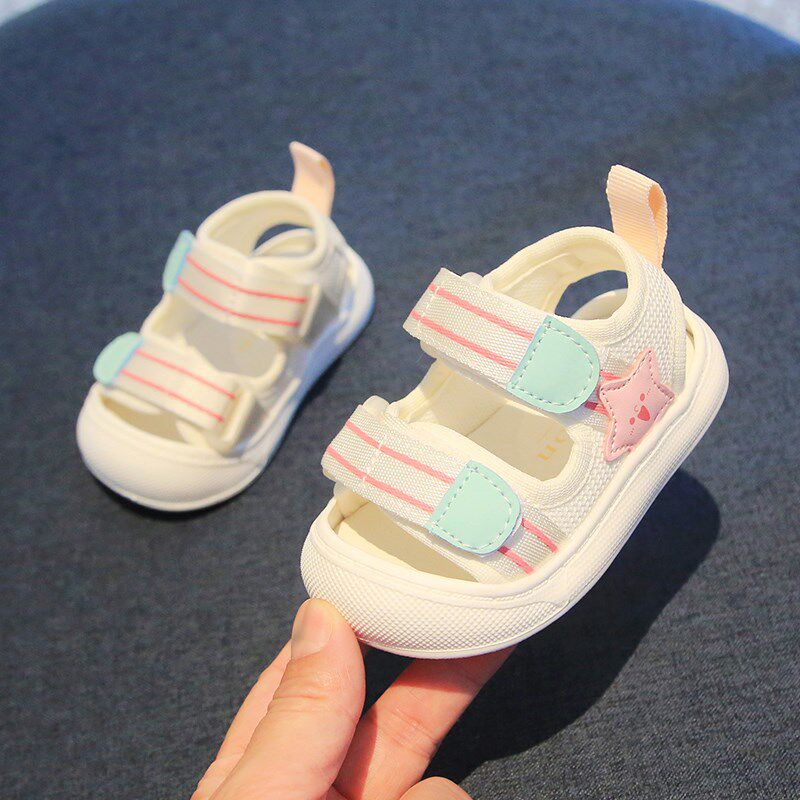 宝宝凉鞋b2025夏季新款软底透气学步鞋子1-2--3岁男女防滑婴儿童