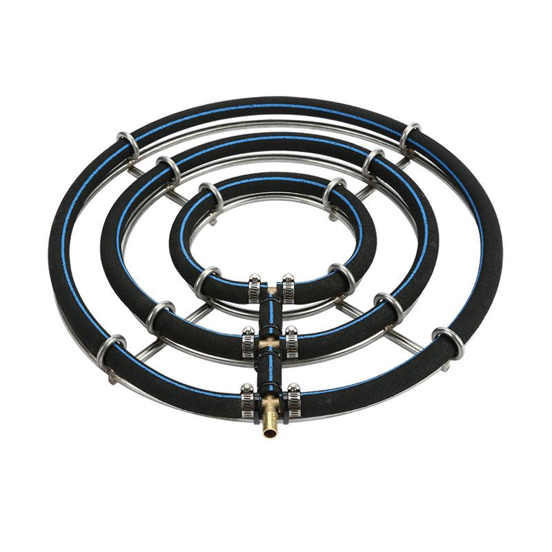 锦鲤鱼池纳米气盘增氧盘曝气盘水产气条曝氧管鱼缸海鲜气泡石气