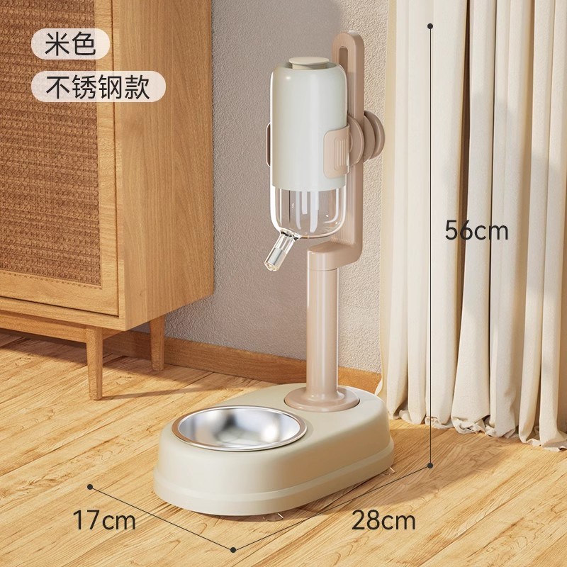狗狗喝水器不湿嘴宠物自动挂式y饮水机喂水器猫碗立式水壶狗碗用