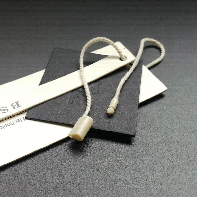 棉绳加粗g服装吊牌绳 吊粒 手穿子母扣 可重复使用 1000条