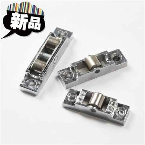 厂促塑钢窗滑轮塑4钢门窗配件推拉窗E户滚轮移窗滑轮8088单平槽品