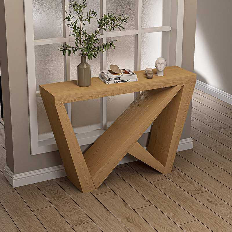 新中式玄关桌创意客厅案台极窄北欧现代简约玄关柜ins风靠墙定制