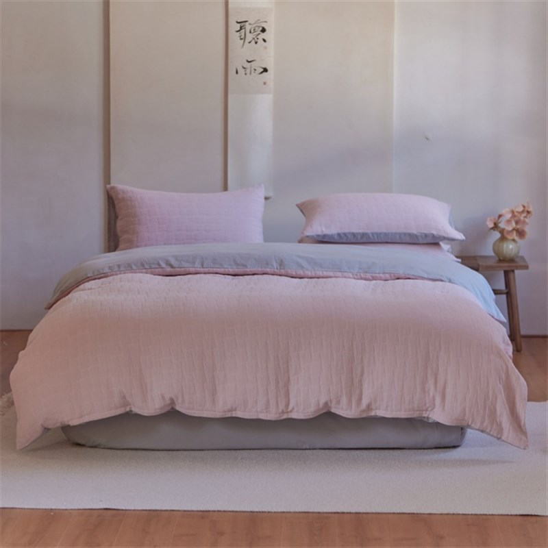 A类婴儿级三层纱四件套100全棉纯棉裸睡床单被套品质日式纱布床品