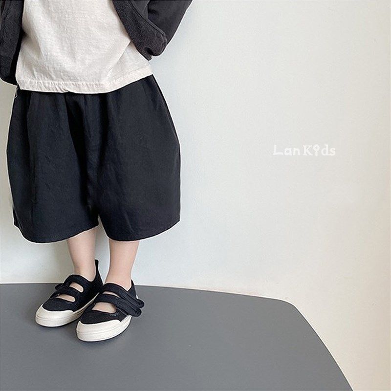 时髦设计感~纯亚麻裤~韩国儿童棉麻阔腿裤 男女宝宝宽松哈伦裤潮,童装/婴儿装/亲子装,裤子,淘宝优惠券,粉丝福利购,淘宝优惠卷