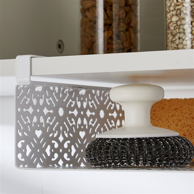 橱柜下挂架收纳置物架 厨房吊柜悬挂内隔板下挂篮分层书桌挂篮