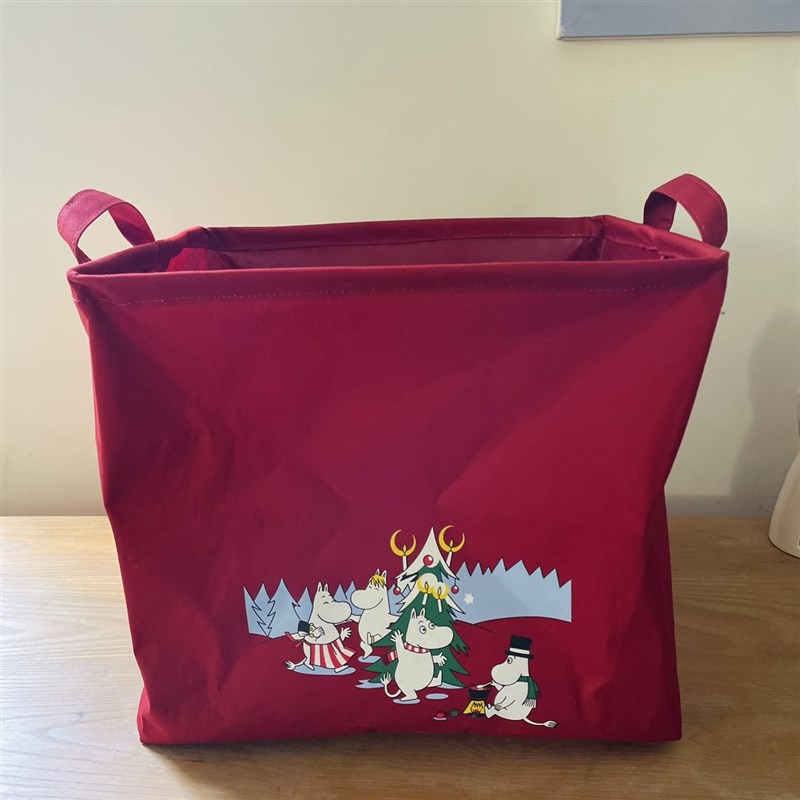 日单姆明帆布收纳袋衣物加厚储物箱整理宿舍婴儿布艺收纳箱