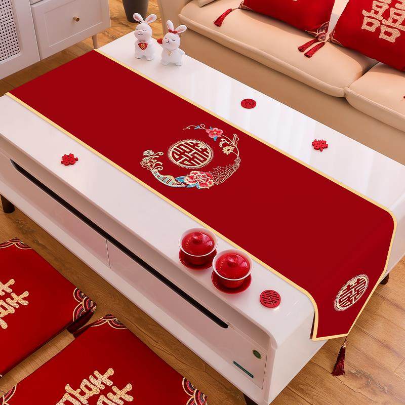 茶几大全桌旗装饰结婚红色盖布桌布餐桌婚庆用品婚房布置出嫁娘家,鲜花速递/花卉仿真/绿植园艺,割草机/草坪机,淘宝优惠券,粉丝福利购,淘宝优惠卷