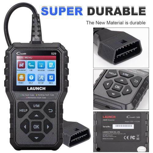 LAUNCH CR529 OBD2 Scanner Diagnostic Tool 手持式读码器海外版