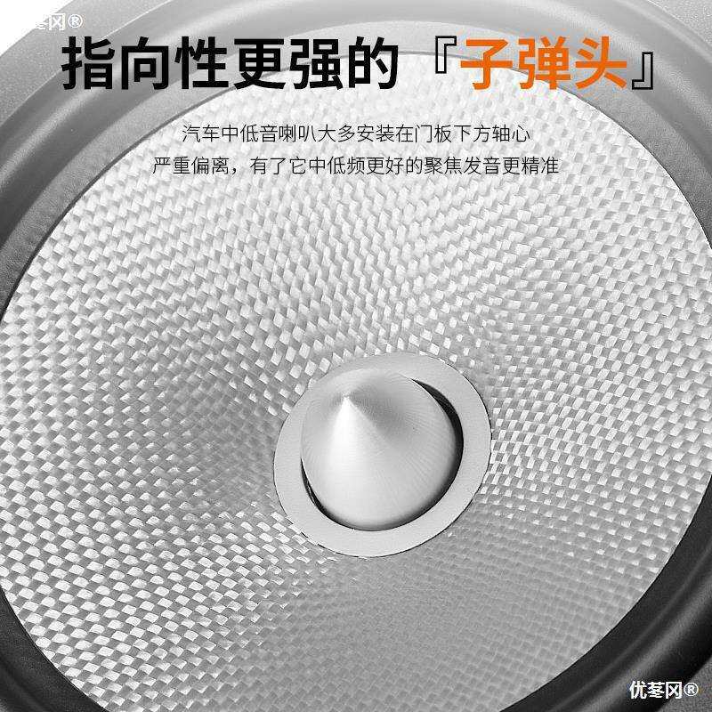 汽车音响改装全套扬声器高音喇叭6.5寸中重低音同轴音响全频音响