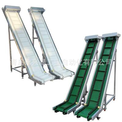 爬坡或下降输送带 输送带能够满足轻型到重型加工及输送应用的