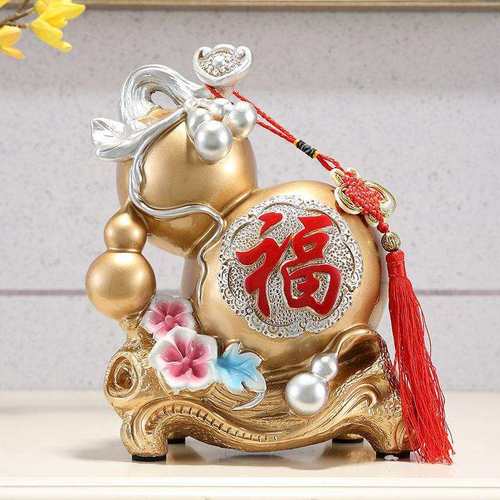 风水葫芦摆件招财存钱罐家用儿童可存可取储蓄罐创意客厅家居摆设